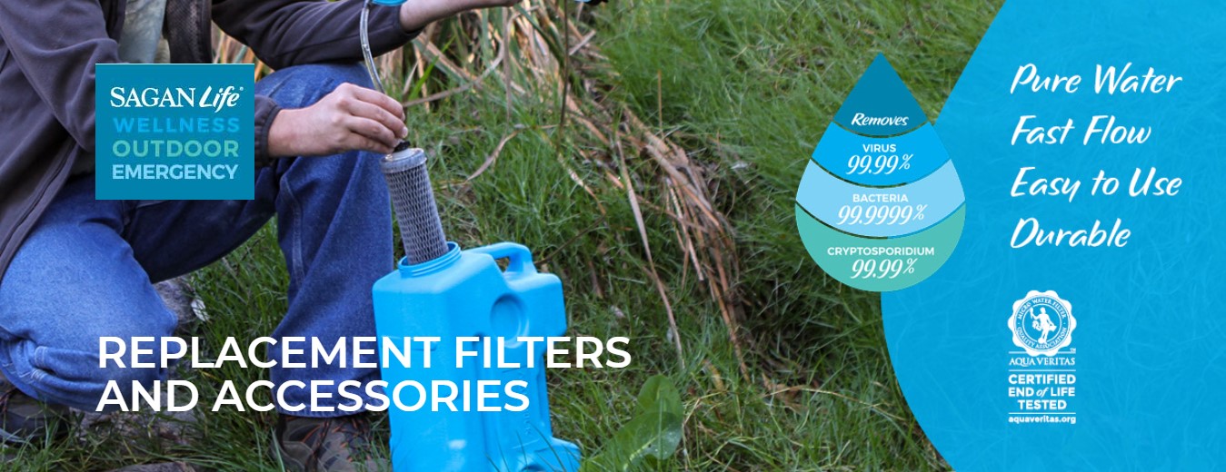 Water filter replacements for Sagan Life water purifiers