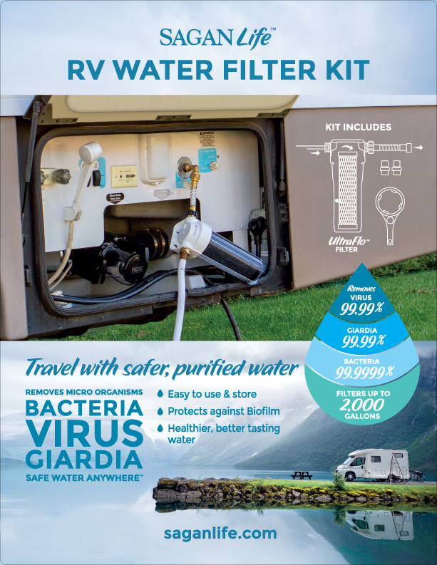 sagan life rv water filtration system product info